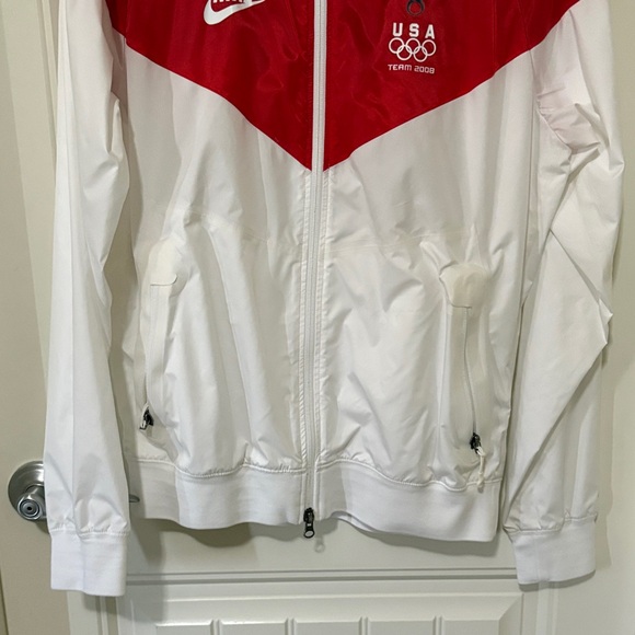 Nike Red and White USA Jacket 2008 Olympics - Picture 3 of 13